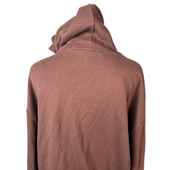 2/$30 Zara Large Chocolate Brown Cotton & Polyester Sweatshirt - Picture 13 of 15
